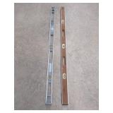 TWO 48 INCH TRADESMAN LEVELS