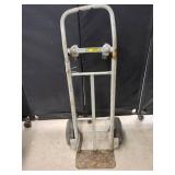 STEEL HAND TRUCK WITH 10" PNEUMATIC WHEELS