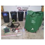 HOMEMADE RAINWATER COLLECTION AND TRANSFER ITEMS