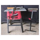 HYPERTOUGH 10-INCH PORTABLE TABLE SAW & STAND