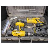 DEWALT 18V CORDLESS TOOL SET WITH CASE