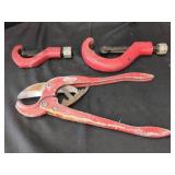 REED MFG PIPE CUTTERS & JAPAN PIPE SHEARS