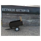 TOW BEHIND STEEL DUMP LAWN CART