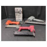 PNEUMATIC BRAD NAILERS WITH ROOFING NAILS