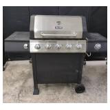 DYNA-GLO PROPANE GAS GRILL WITH SIDE BURNER
