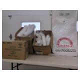 DART LIDS, SOLO CUPS, ASB550 CUPS & PIZZA BAGS LOT