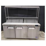 ATOSA 72" MOBILE SANDWICH PREP UNIT