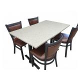 DINING TABLE WITH 4 STERLING CHAIRS