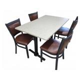 DINING TABLE WITH 4 CHAIRS