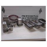 32 STAINLESS STEEL STEAM TABLE INSERTS