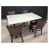 DINING TABLE WITH 4 CHAIRS