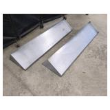 TWO 11"x 48" STAINLESS STEEL SHELVES