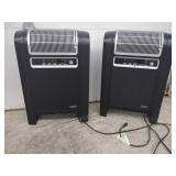 TWO LASKO CERAMIC ELEMENT HEATERS