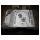 White Dura-close Self Closing Hinges