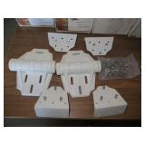 White Dura-close Self Closing Hinges