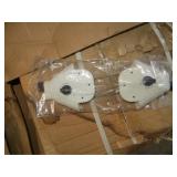 White Push Button Locking System