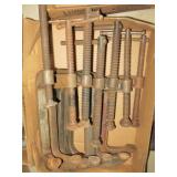 7 Cincinnati Tool 6" C-Clamps