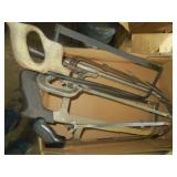 Box of Hack Saws and Meat Saw
