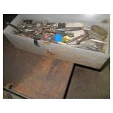 Metal Tool Box With Tools