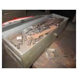 Metal Tool Box With Tools