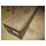 Metal Tool Box With Tools