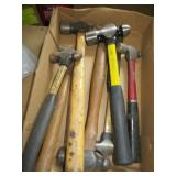 Group of Good Ball Pein Hammers