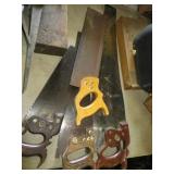 3 Hand Saws & a Back saw