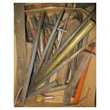 box w/punches, chisels & wedges