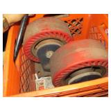 Pair of Heavy Duty 8" Straight Castors