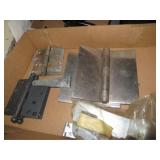 Box of Assorted Steel Hinges