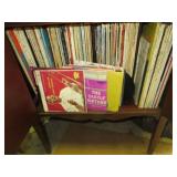 Cabinet Full of 33 and 45 Records