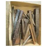 Box of Antique Punches & chisels