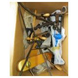 Box of Assorted Hangers & Brackets.