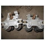 2 Aluminum Gantry Rollers