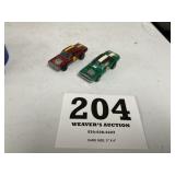 Vintage set of two hot wheels redline series toy