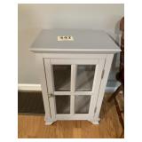 Painted 1 door book cabinet