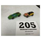 Vintage lot of two hot wheels redline series toy