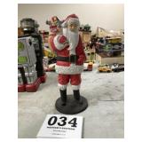 Cast iron Santa still bank