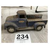 Tonka Blue Pick Up Truck as found
