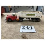 Tin Toy Grain Hauler Truck