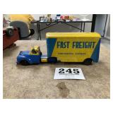 Fast Freight Continental Express Tin Toy