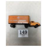 Vintage Tin Litho ABC Freight Truck and Trailer