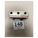 Vintage Tin Litho Camper House Trailer