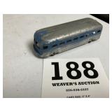 Vintage metal toy greyhound bus