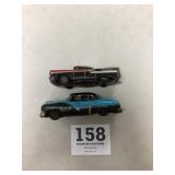 Lot of 2 Tin Litho Friction Cars as found