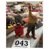 2 Vintage Japanese Tin Toys as found