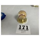 Autograph baseball by Mike Mussina