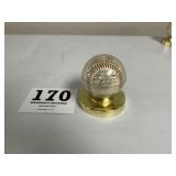 Autographed baseball from the 1945 Washington