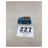 Vintage Cast Beer Truck w/Barrels