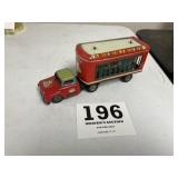 World Circus tin toy friction truck.